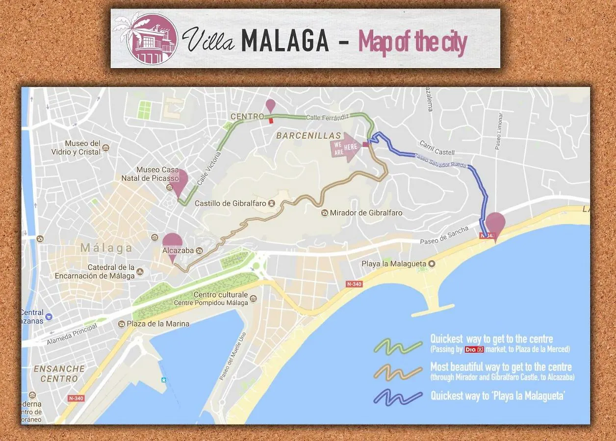 Alojamento de Acomodação e Pequeno-almoço Villa Málaga